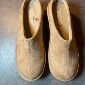Tan Suede Men's Slip-On Shoes